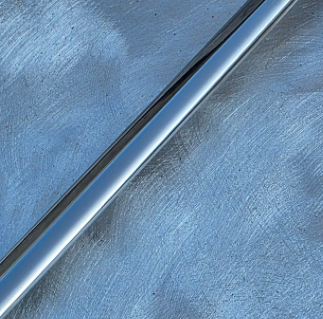 VL Calais left front door stainless trim mould