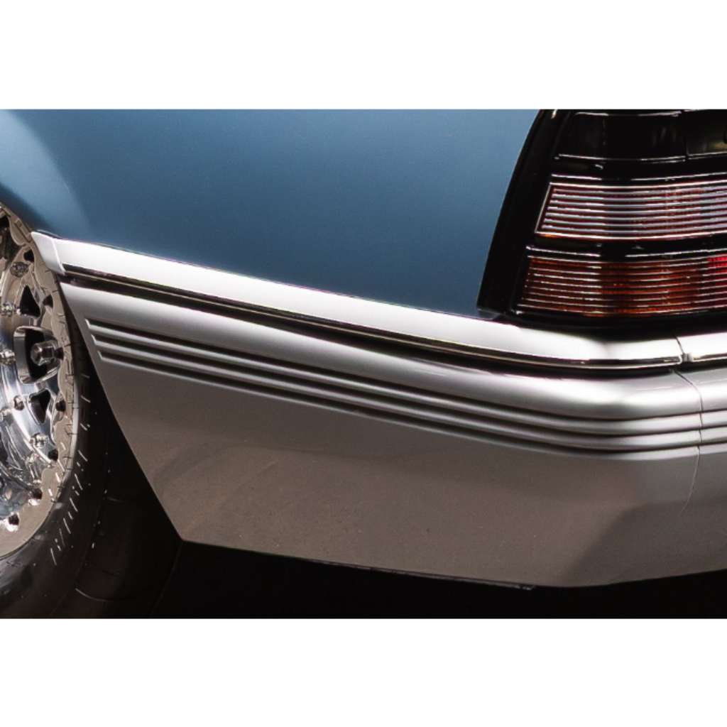 VL Calais right rear corner stainless trim mould