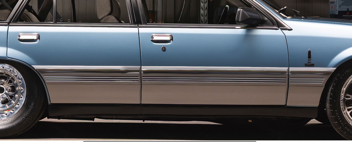 VL Calais right front door stainless trim mould